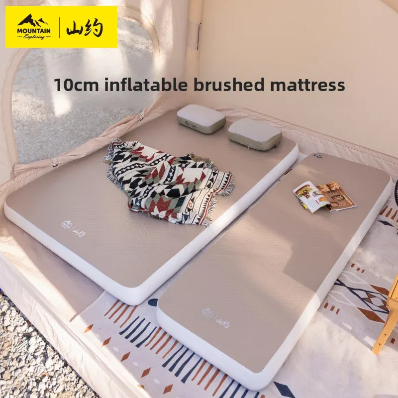 

SHANYUE Inflatable Mattress Outdoor Air Mattress Floor Mat, New Automatic Portable Double Camping Tent Sleeping Mat for Home Use