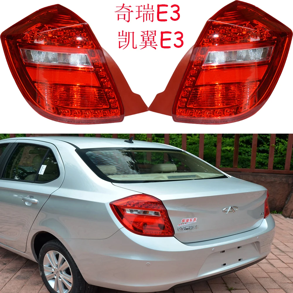 

1pcs Sedan car accessories bumper tail light Chery E3 taillight Taillamp car accessories Chery E3 fog lamp