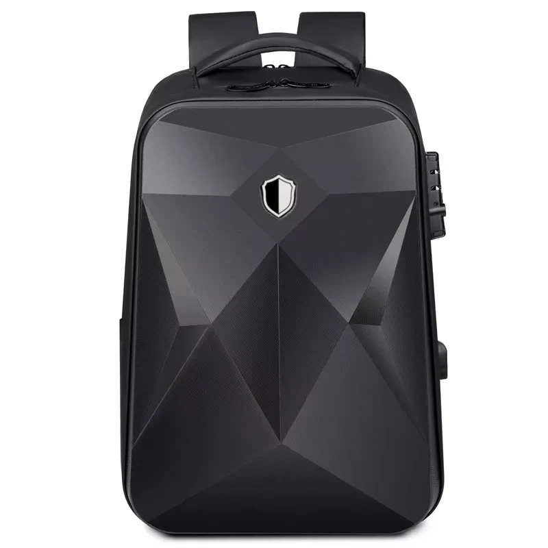 

New Multi-functional Hard Shell Men's Backpack Large Capacity Water-repellent Laptop Bag Fashion Business Usb Charging Backpack