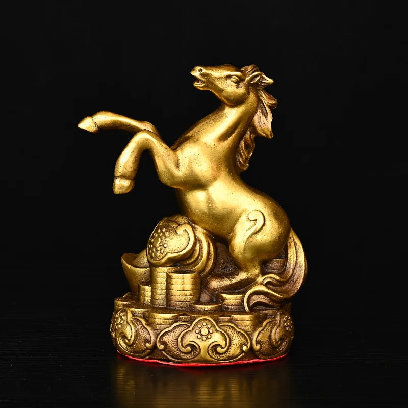 Brass Ornaments Copper Ruyi Twelve Zodiac Signs Home Office Desk Decoration Gift Crafts Wholesale