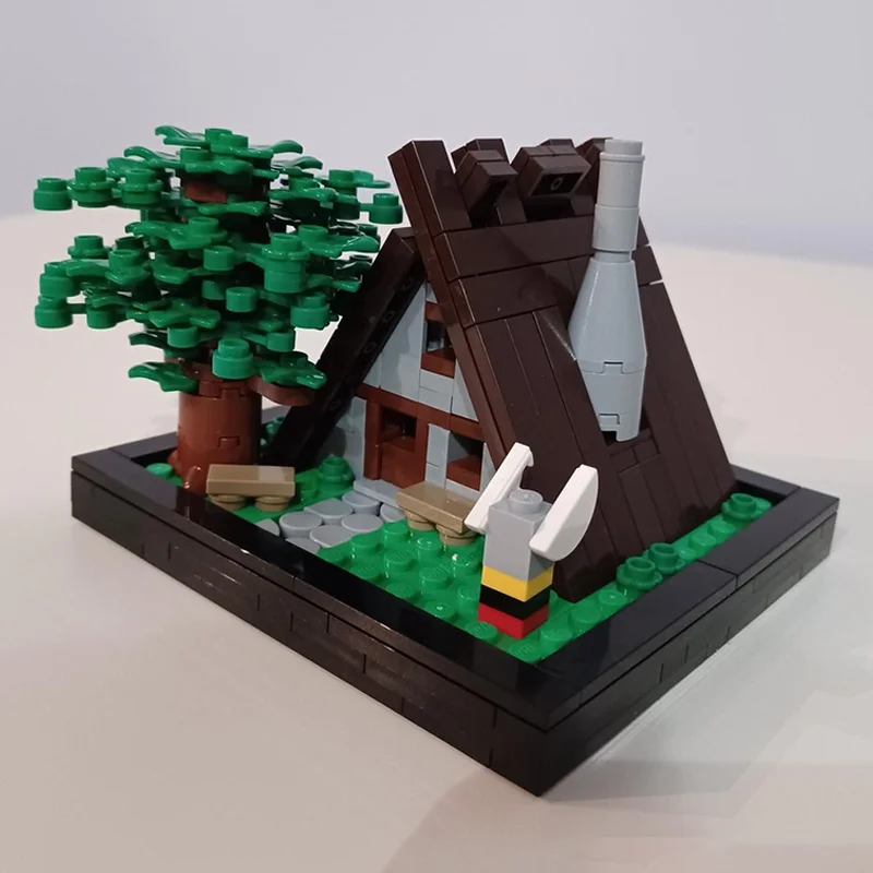 441 elementów MOC Chatka Asterixa la Hutte d Ast rix Model zabawki Klocki konstrukcyjne Kreatywny pomysł Prezenty świąteczne Klocki Urodzinowe