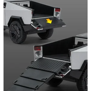 合金モデルカー1:24ダイキャストミニチュアメタルピックアップ車両チドルレンバースデーコレクションギフトバントラックテスラサイバートラックボーイズおもちゃ 10ベストセールスボルボトラックのおもちゃ-8