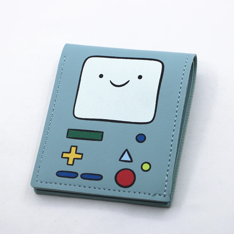 محفظة نسائية كاواي أنيمي كارتونية، حامل بطاقات فتاة عصرية ولطيفة، محفظة كارتونية لطيفة للطلاب، جيب بطاقات أنيق