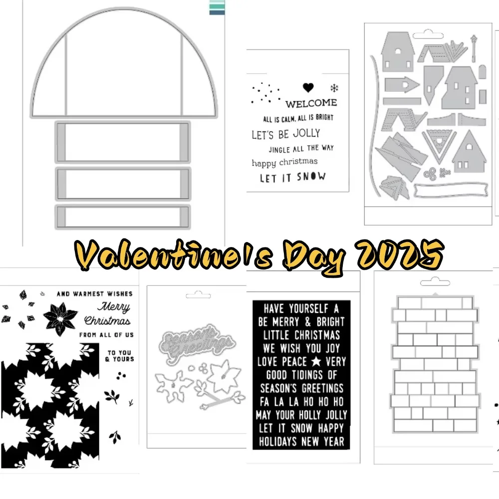 

Valentine's Day Metal Cutting Dies For DIY Yuletide Ornament Scrapbooking Crafts Maker Photo Album Template Handmade Decoration