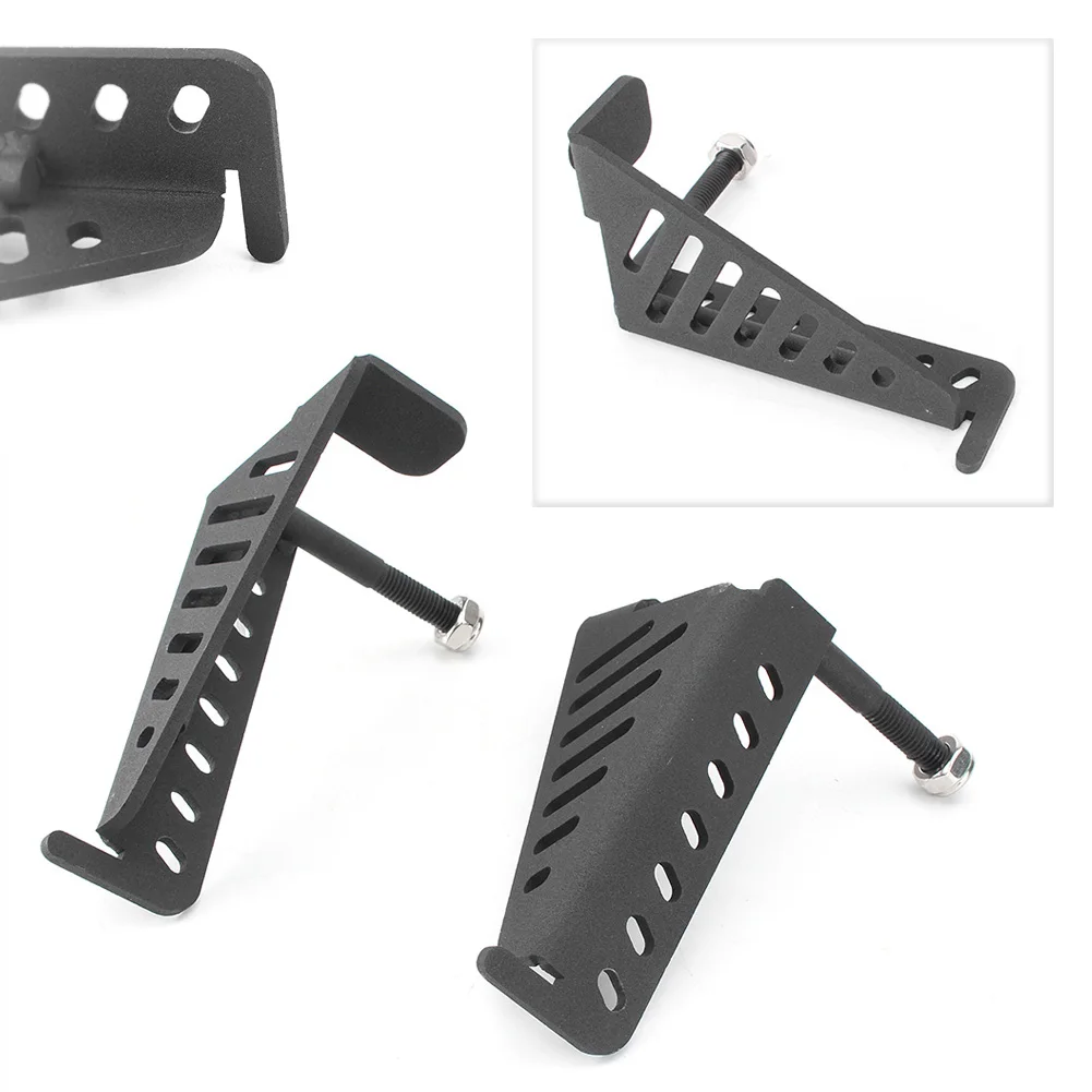 Car Front Door Side Foot Pegs Footrest Pedal For Jeep Wrangler JK 2007-2017 Steel Automobile Spare Parts Accessories