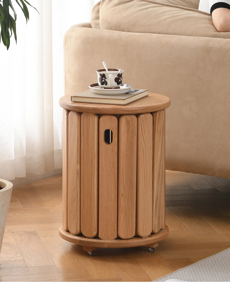 

Household oak stacked music round stool combination dining stool spare