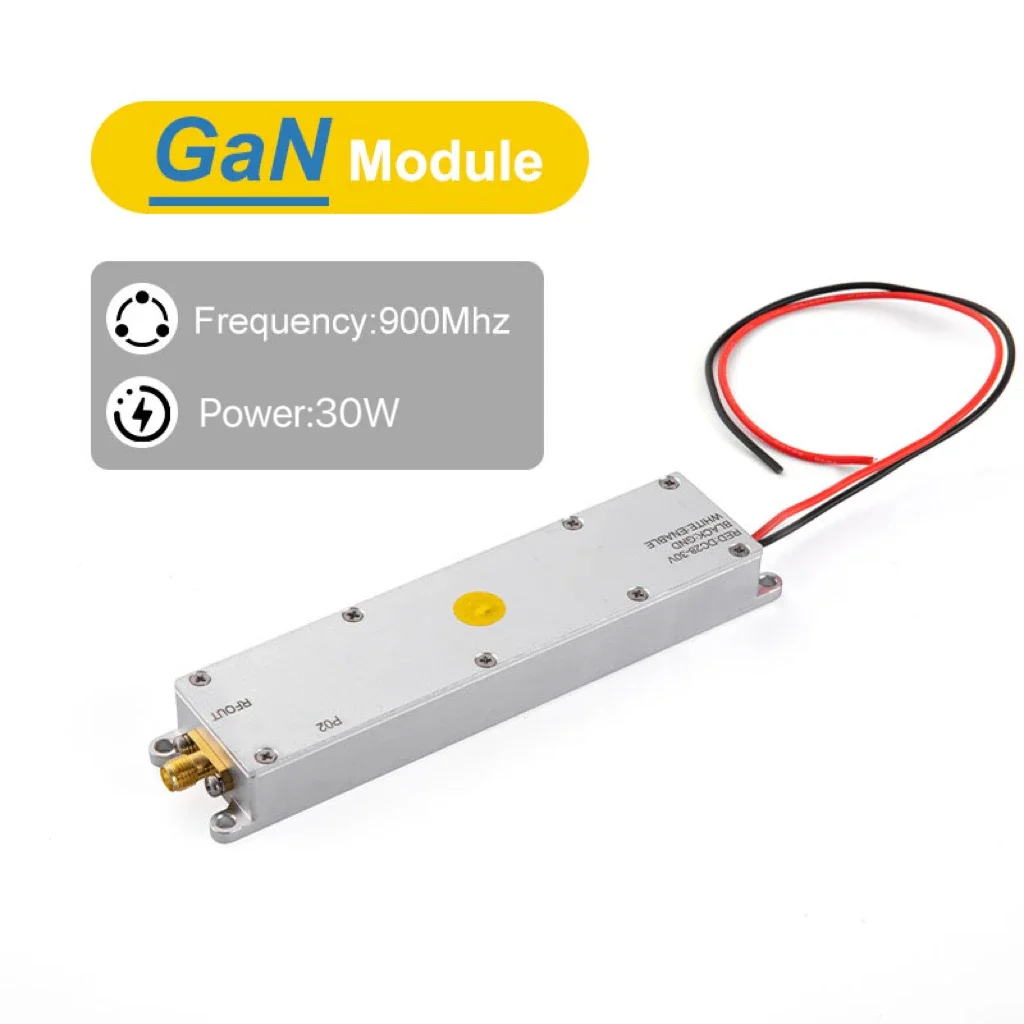 RF Module 900Mhz 30W 860-930Mhz Anti FPV Module GaN Defense System Amplifier Power Module Customized