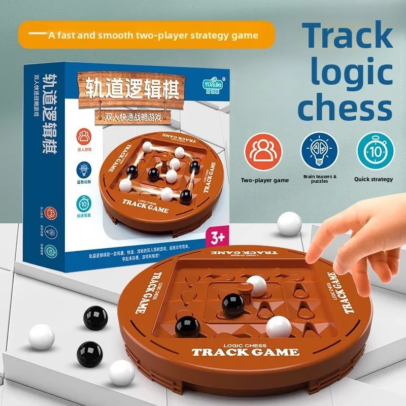 2025 TikTok Viral, juego de mesa de pensamiento lógico, batalla de dos jugadores, interacción entre padres e hijos, juego de estrategia, material ecológico ABS