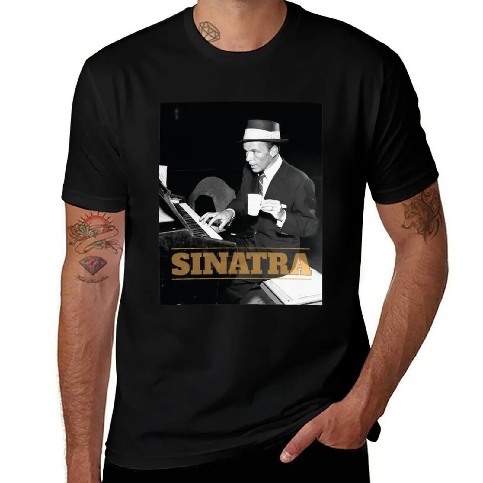 Sinatra T-Shirt Streetwear Print Tee Shirt T-Shirt