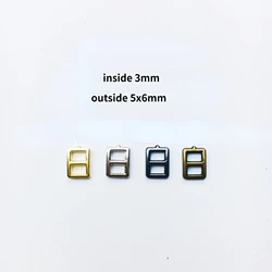 50Pcs 3mm Mini Buttons For DIY Handmade Doll Clothes Doll Leather Belt Buckle for 1/12 1/6 Doll DIY Sewing
