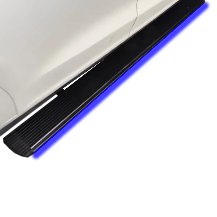 Concealed Electric Side Steps, Automatic Power Running Boards with Brackets for Aito M7 EV SUV, Direct Bolt-On Aluminum, Matte B