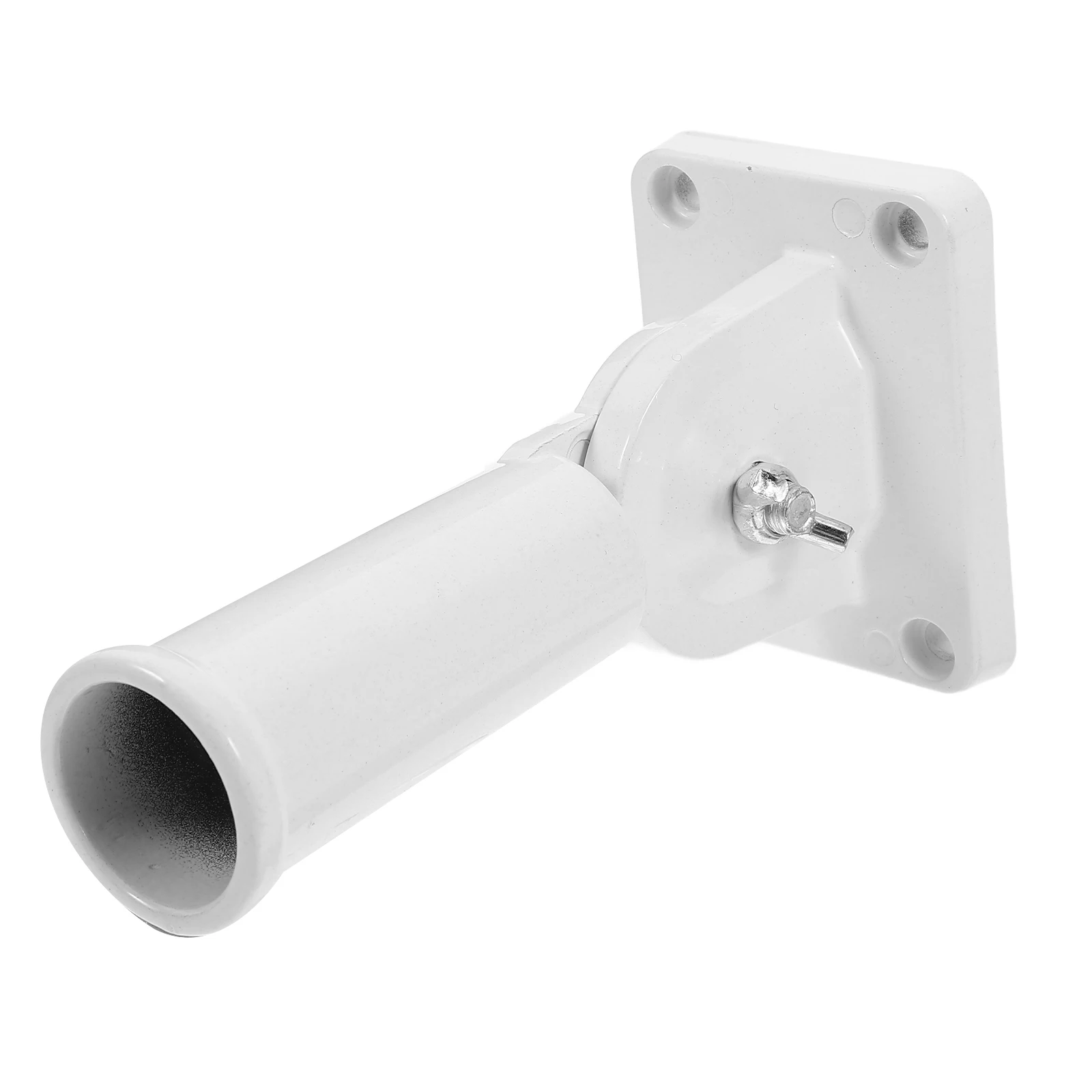 

Aluminum Flag Pole Holder 180 Degree Rotatable Adjustable Wall Mount Bracket Outdoor House Garden Side Mount Flag Pole Bracket