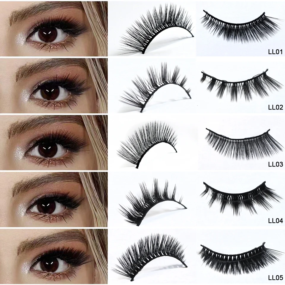 Wiスパイキャットアイアイアイラッシュ、lカール、フルストリップヘア、フェイクメイク、化粧品、新