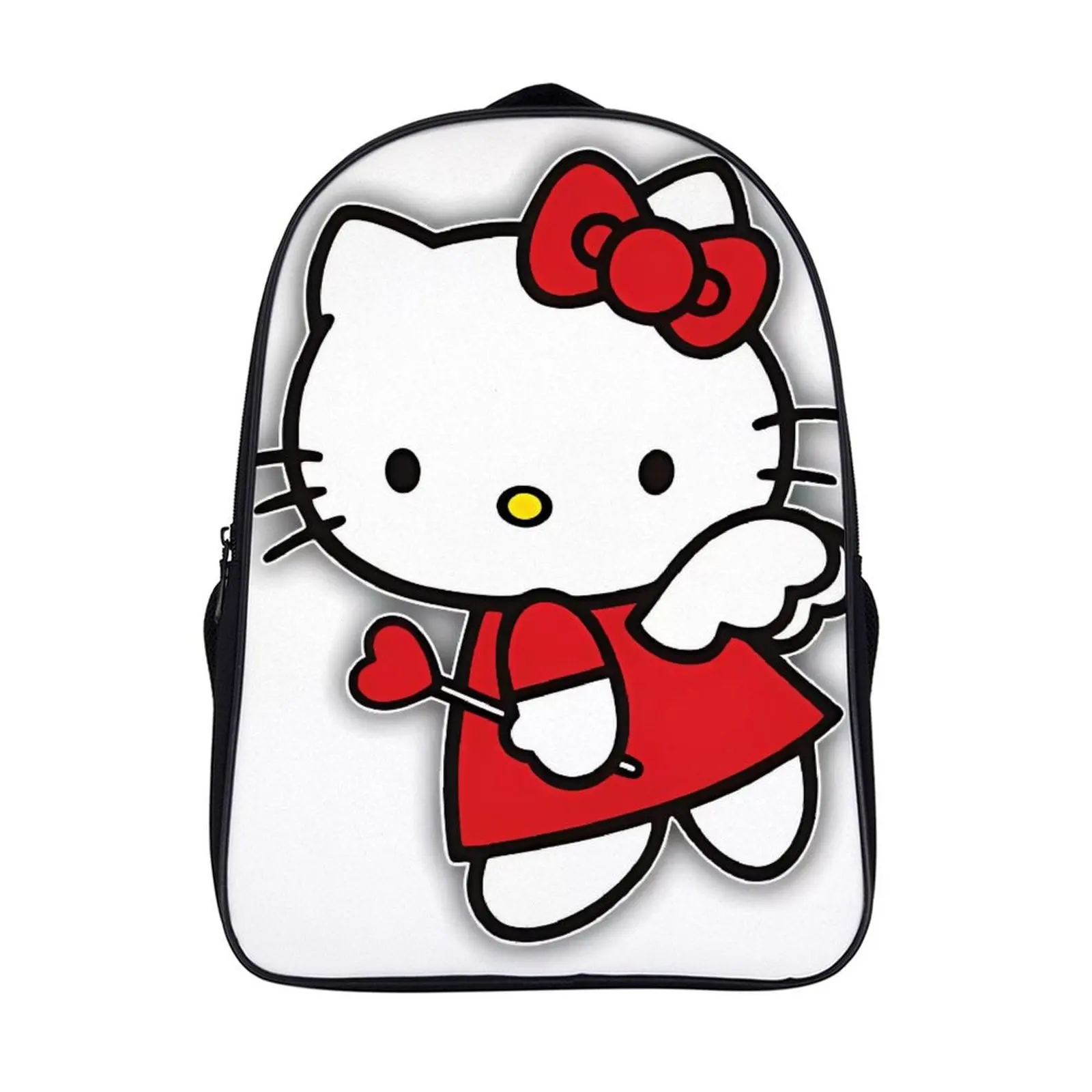 

Cartoon Sanrio Hello Kitty Fashion Student's Backpack School Bag 16 Inch 2 Compartment Backpack Student Schoolbag