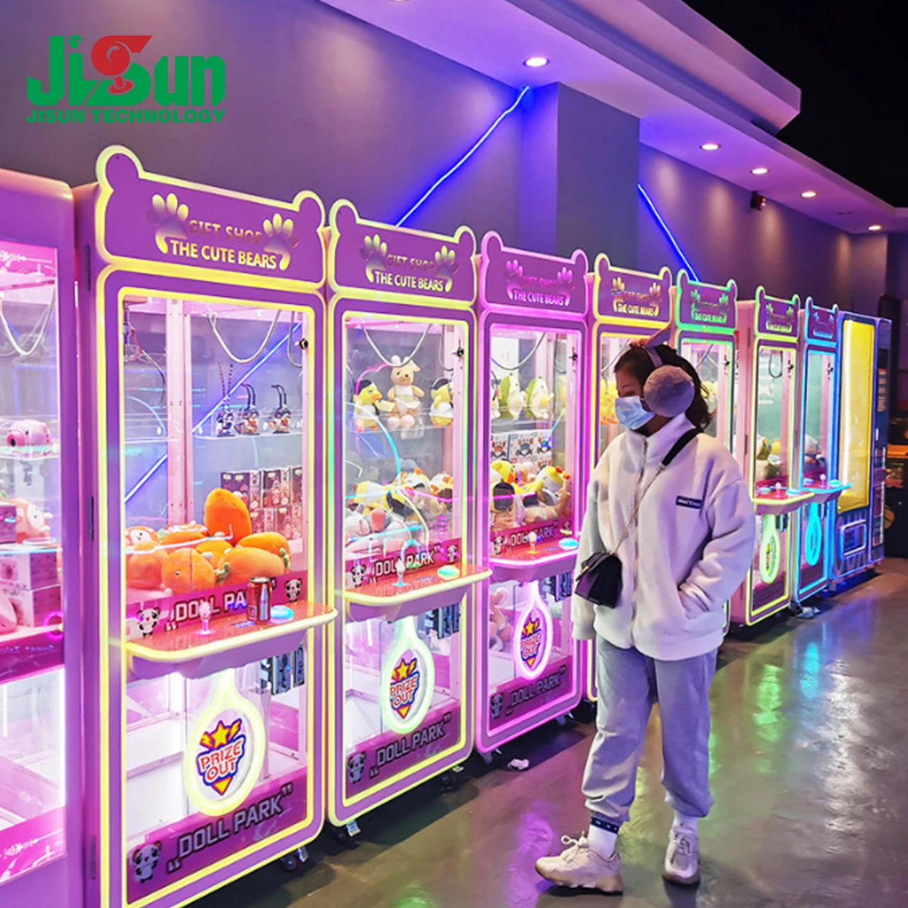 Máquina de grúa Panda totalmen - Arcade Toy Vending Machine reseña y precio