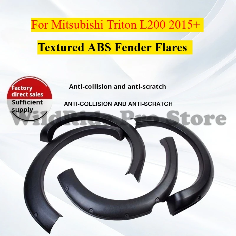 

Premium Textured ABS Fender Flares for Mitsubishi Triton L200 2015+ | Reinforced Wheel Arch Extensions