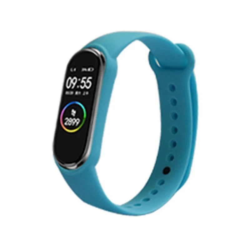 Sports Bracelets Soft Silicone Strap Belt Sweatproof for Mi Band 6 5 for Smart