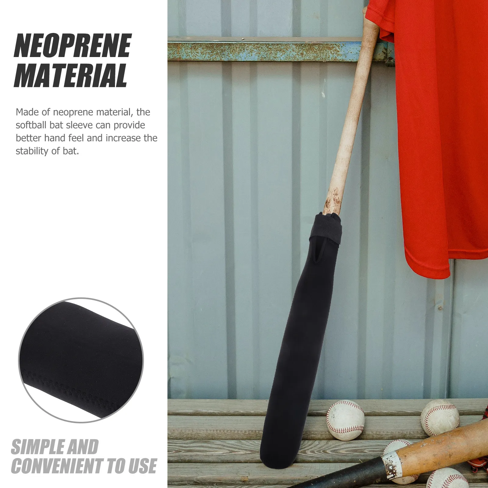 

Чехол для бейсбольной биты из неопрена с регулируемой застежкой-липучкой, защитный чехол для софтбольной биты, прочный защитный чехол, спортивные принадлежности