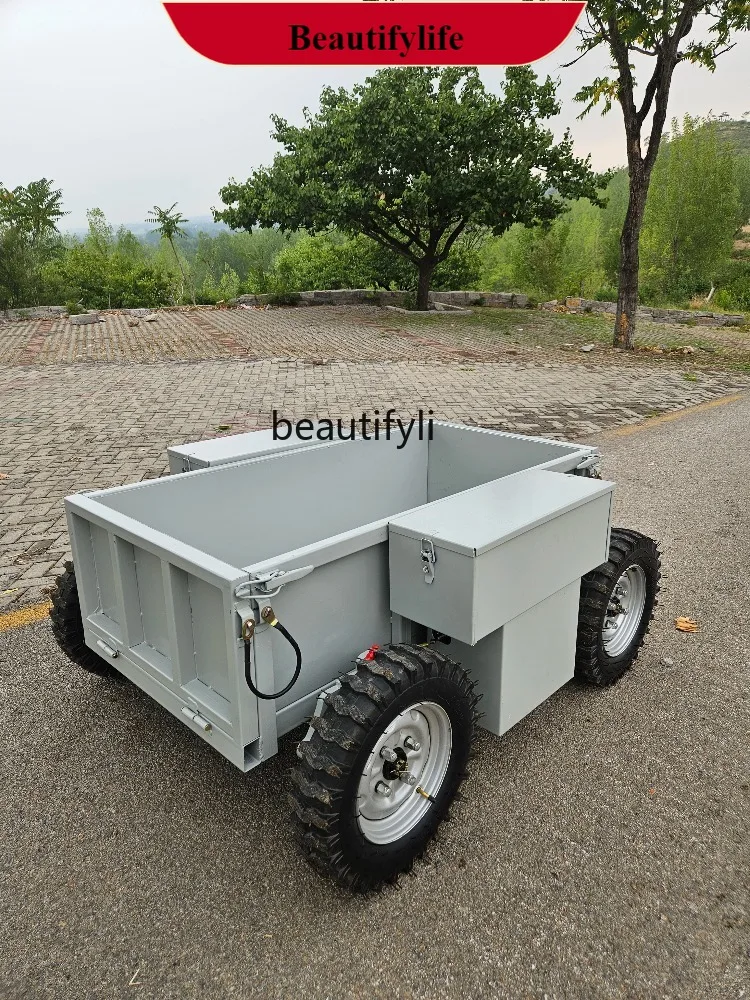 

E132 All-terrain 4x4 transporter Electric remote control transporter Orchard mountain climbing 4x4 truck