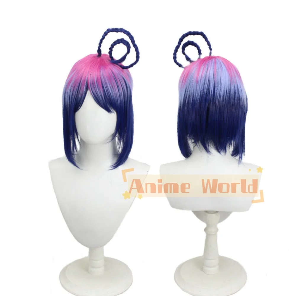 

Парик для косплея по аниме Blue Exorcist Mephisto Pheles, градиентный, из термостойкого волокна + шапочка для парика