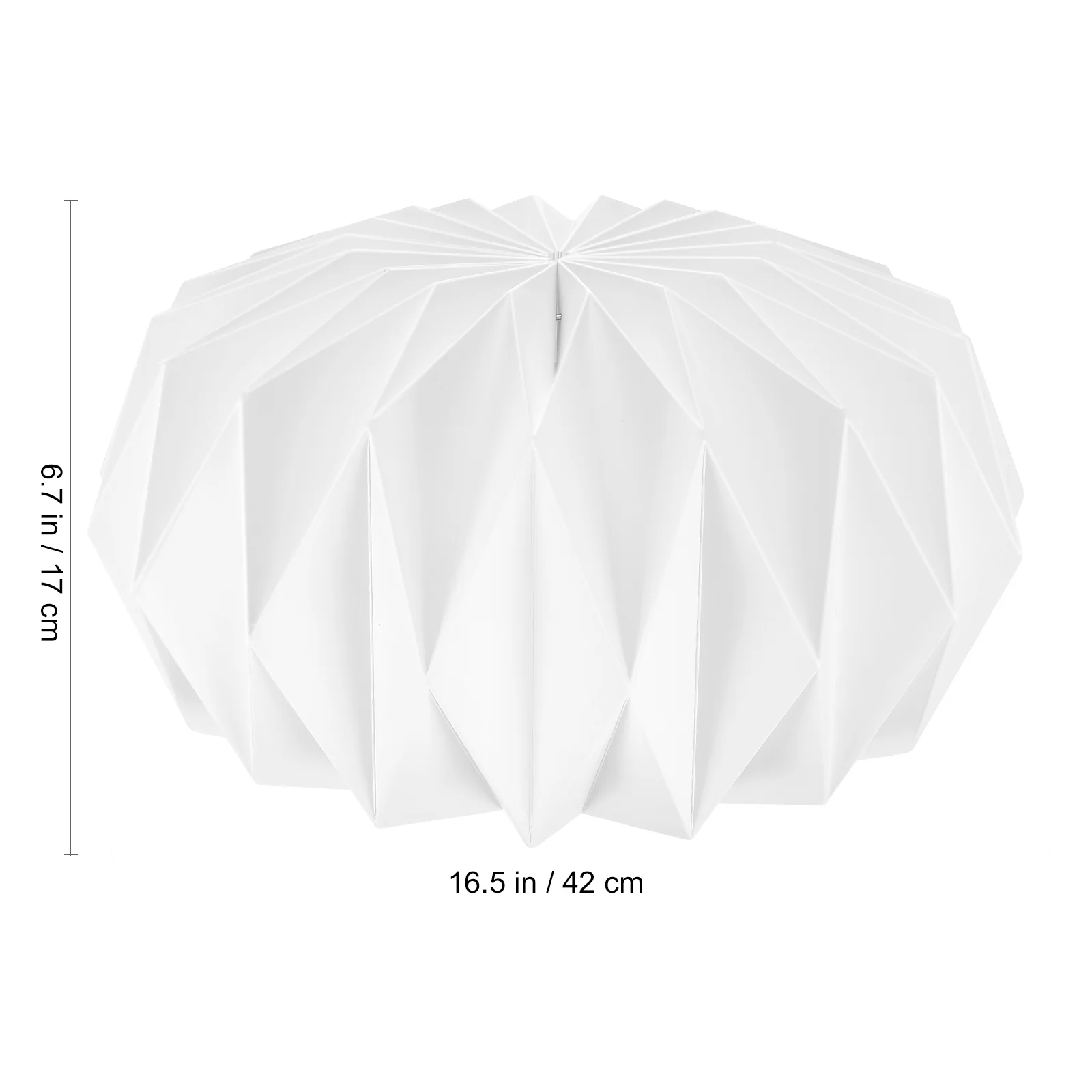 Origami lanterna sombra abajures de papel para luzes de teto rattan crianças decorações de piso branco dobrar