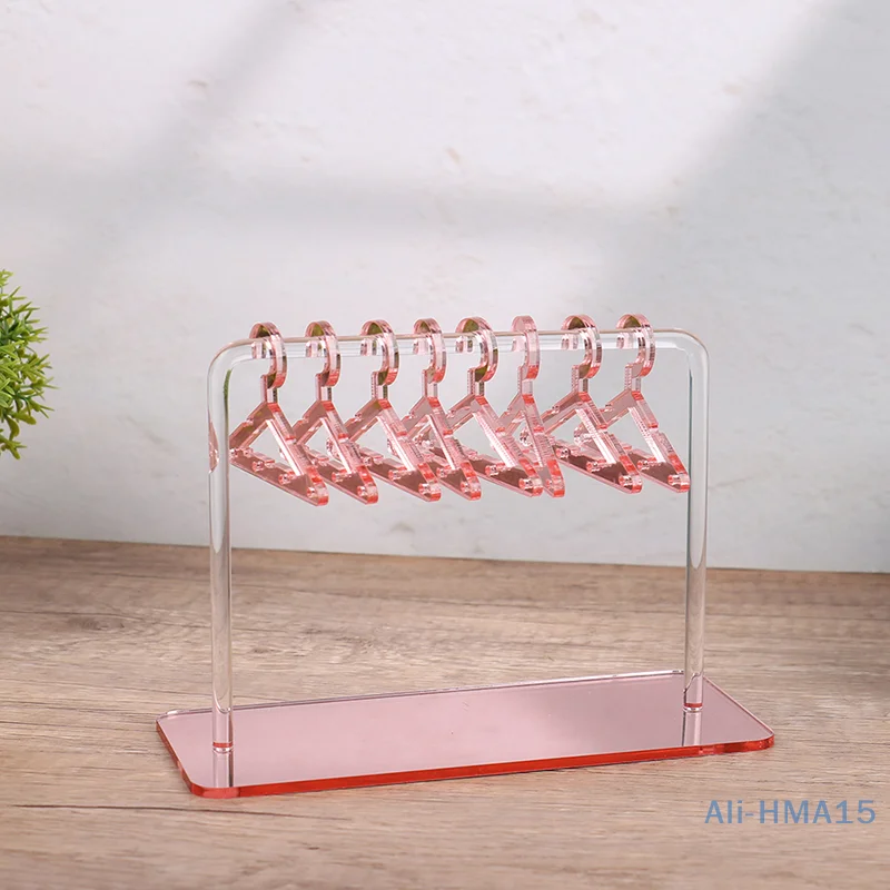 

1set Earring Show Case Large Capacity Earrings Organizer Acrylic Hanger Shape Tabletop Jewelry Earring Display Holder