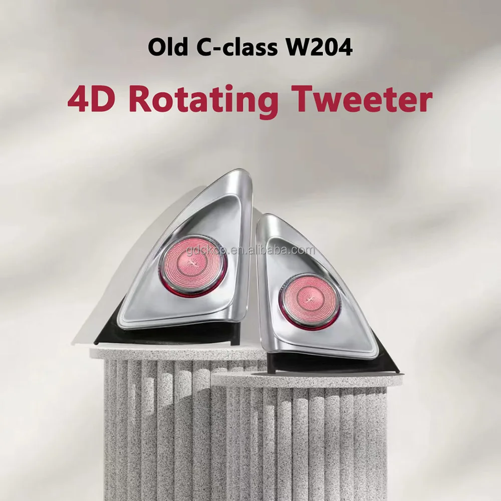 Image of Bestseller Rotierender Hochtöner LED-Ambientelicht Turbo-Luftauslass für C-Klasse W204 2010-2014 Armaturenbrett-Upgrade