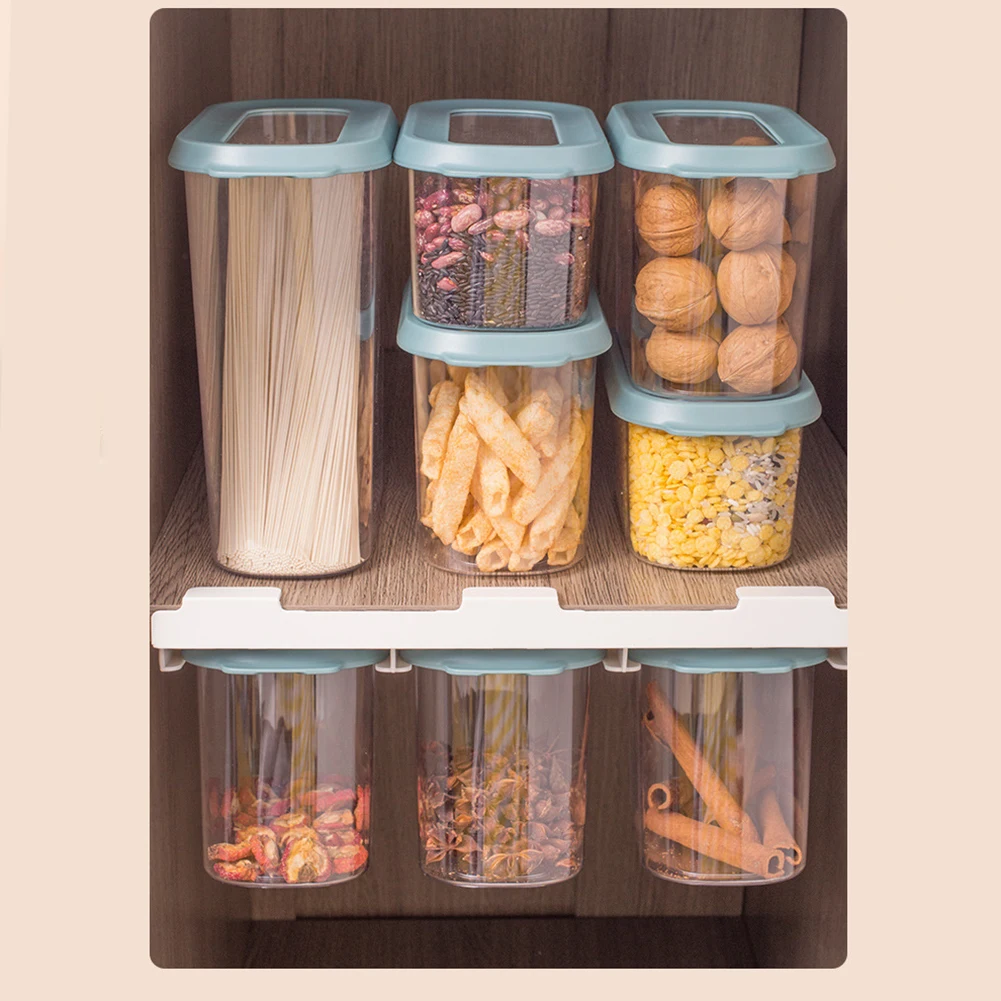 Pantry Organization 37x22x15cm Airtight Containers Kitchen Organizer Transparent Visibility Dishwasher Safe Reusable