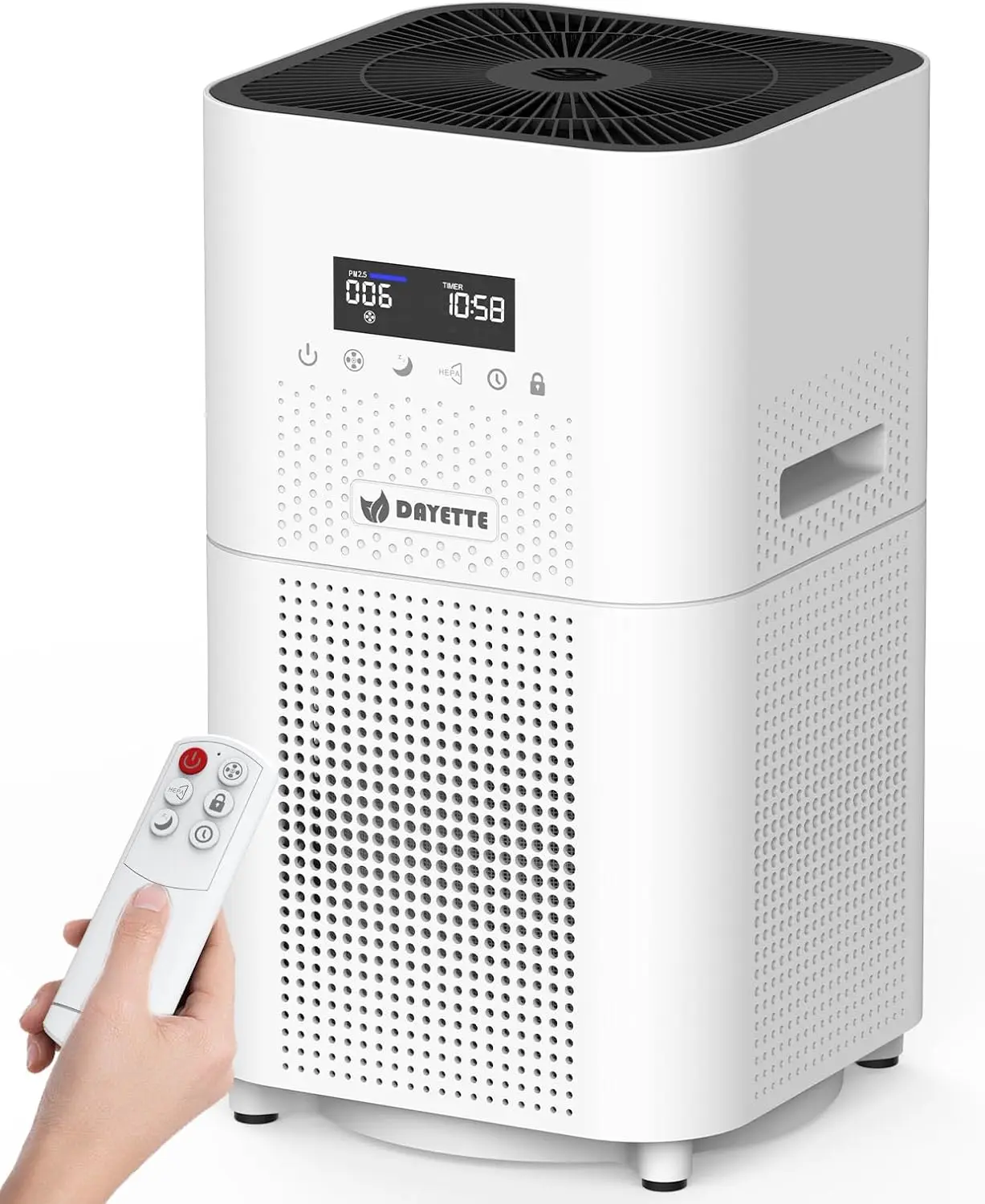 Purifiers for Home Large Room up to 3000 Sq Ft, Upgraded H14 Ture Hepa Air Filter, Air Purifier with Air Quality Monitor, 22