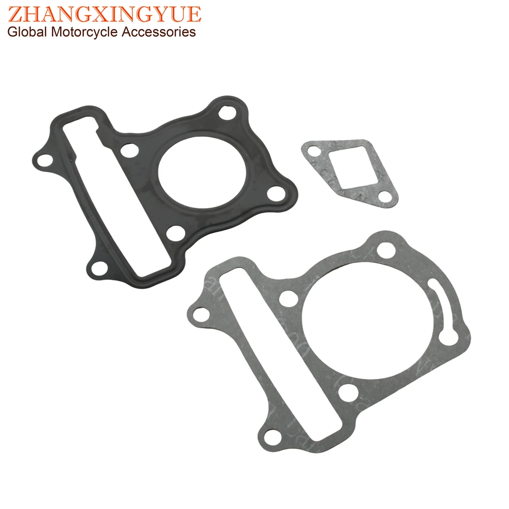50cc 60cc 80cc 100cc Cylinder Gasket Set Top End For SYM Fiddle 2 Orbit 1 Symply 50 4T 12251-BE2-A00 12191-BE3-000