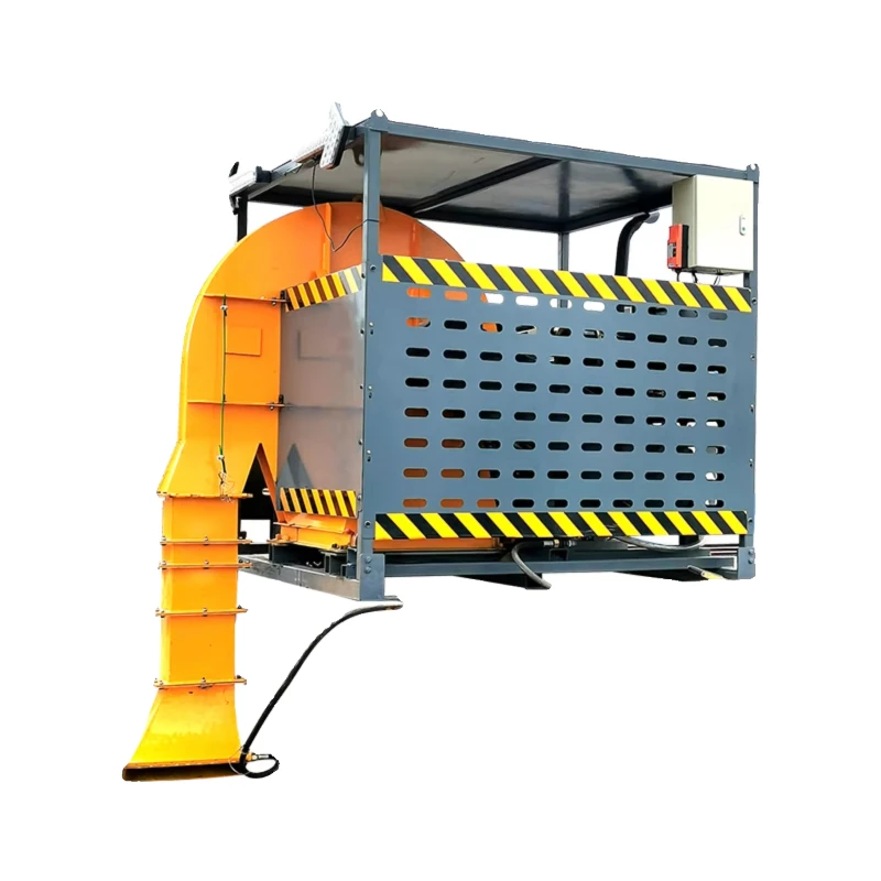 Vehicle-mounted road hair dryer high-speed road sweeper snow blower