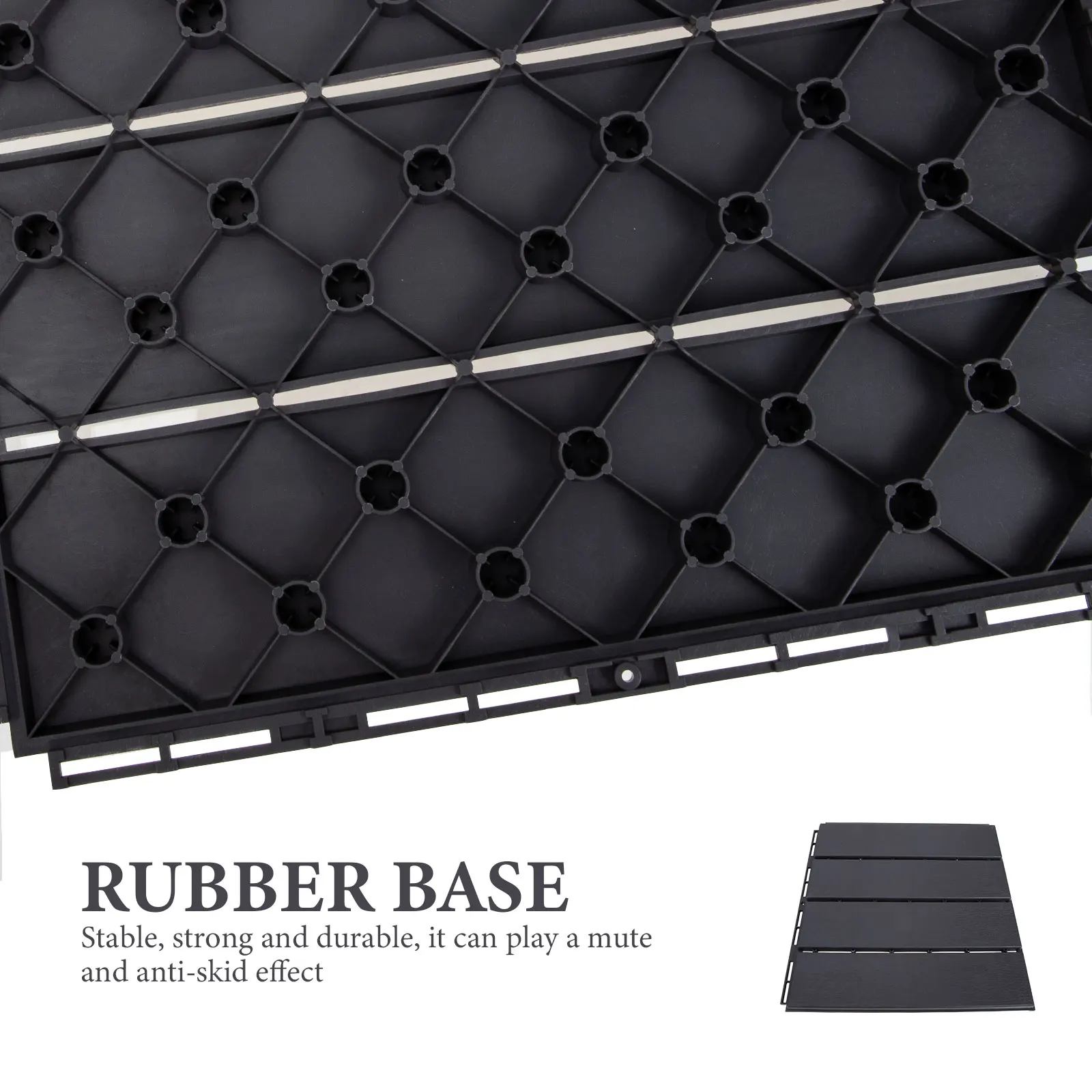

Waterproof Wood-Plastic Interlocking Flooring Garden Splicing Floor For Poolside Backyard Balcony Outdoor Decoration