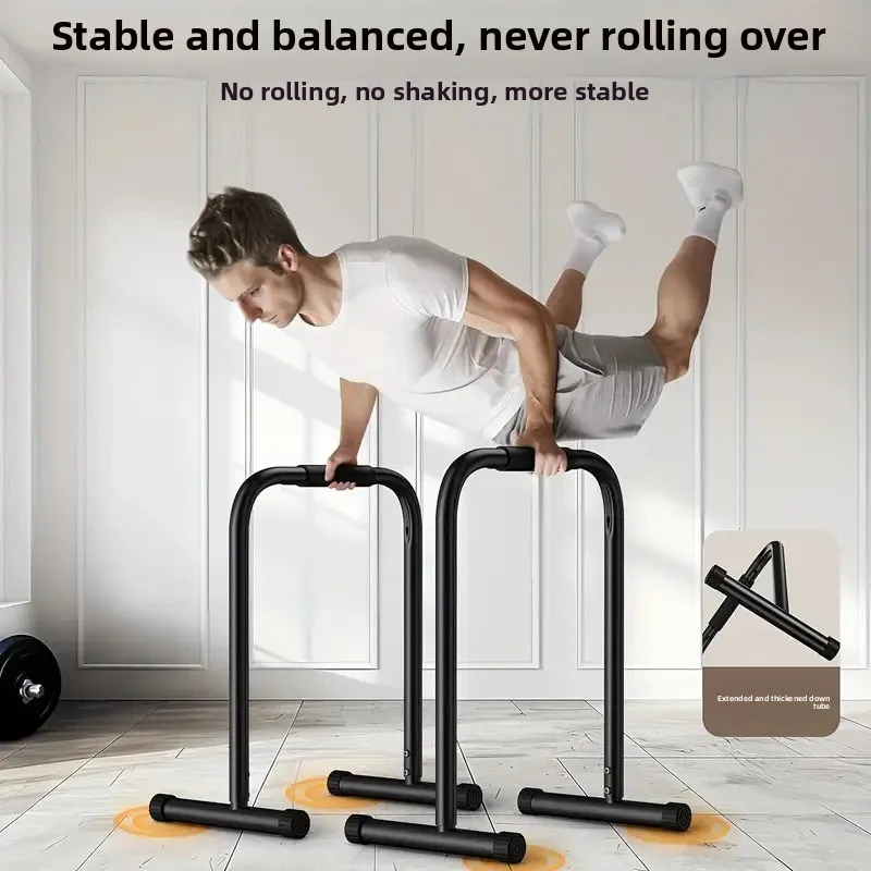 Horizontal Bar Split, Parallel Bar Pull Up, Adjustable Height of Single and Parallel Bars, Training Push Up Stand, Fitness Split