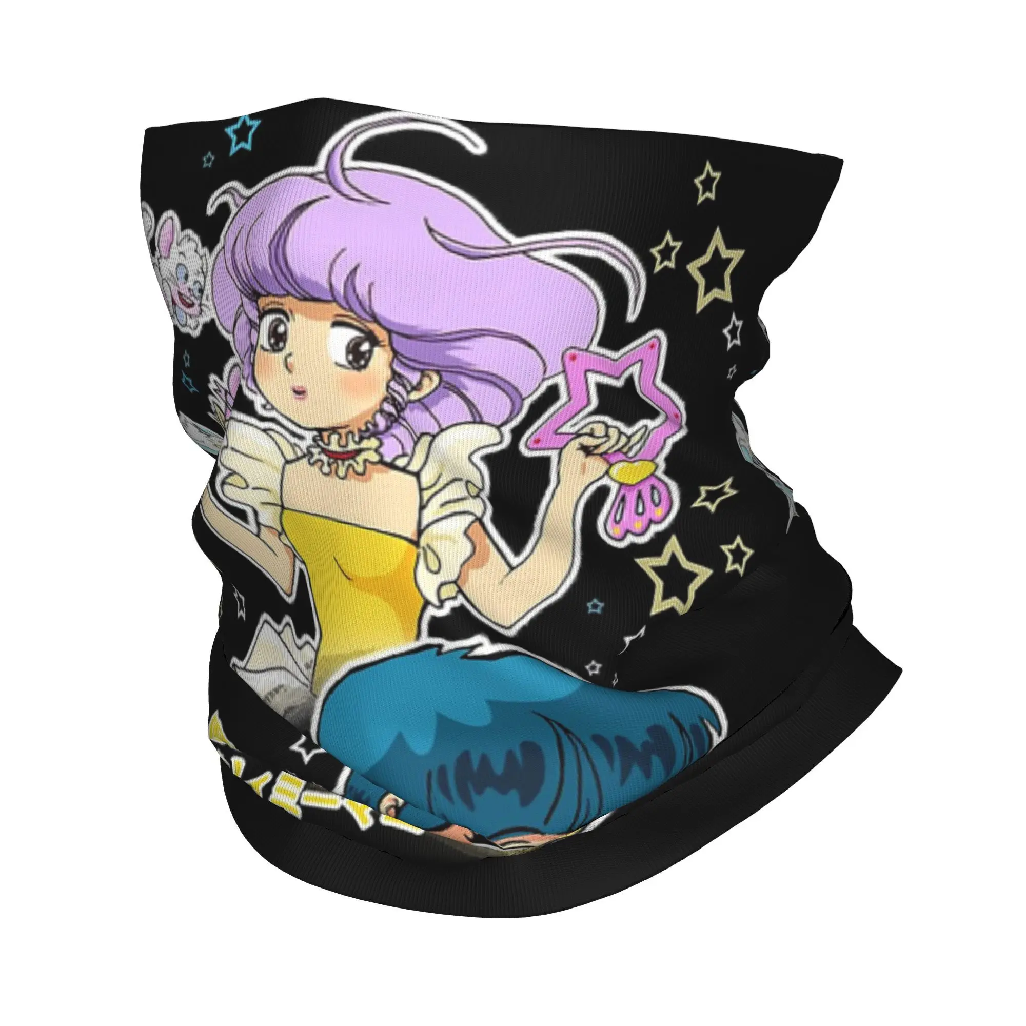 Ange magia cremoso mamy clássico cremoso mami bandana pescoço gaiter impresso máscara cachecol quente ciclismo cachecol equitação unisex adulto