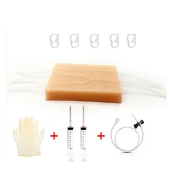 Silicone injection practice pad blood recovery kit medical student nurse blood collection puncture training pad model