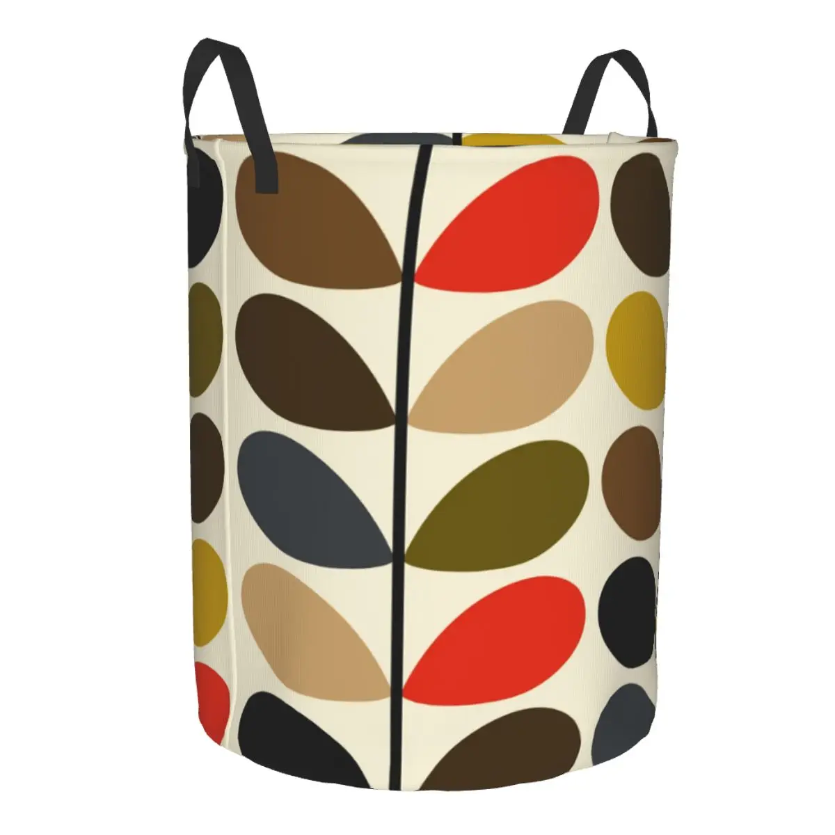 Orla Kiely Abstract Multi Stem Laundry Hamper Large Storage Basket Mid Century Scandinavian Geometric Girls Boys Toy Organizer