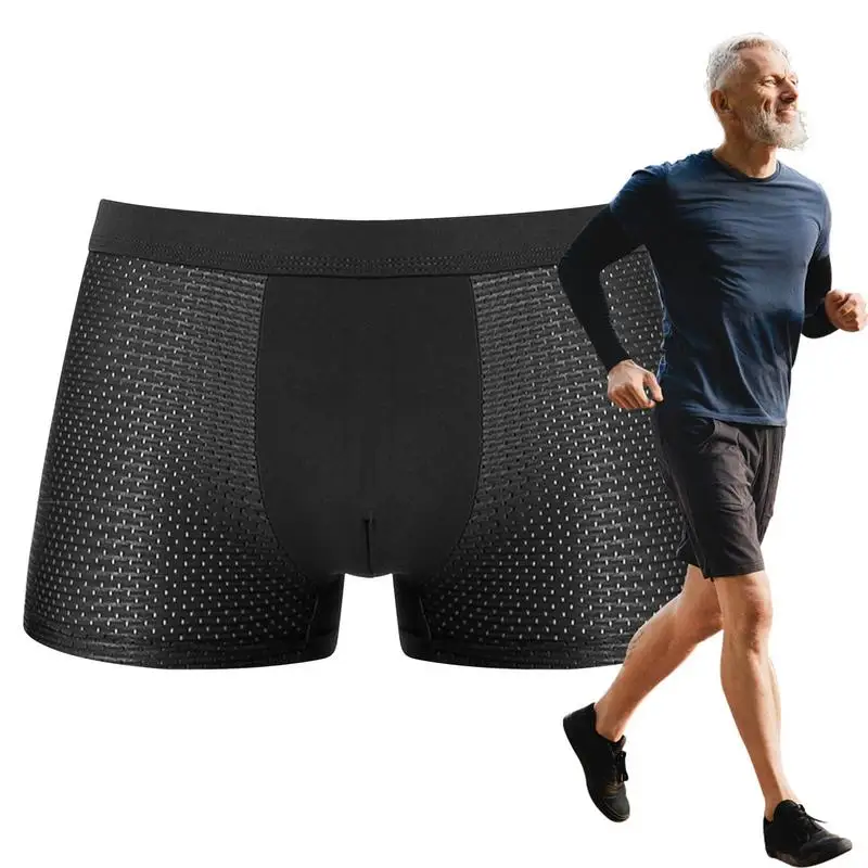 

Men's Boxers Briefs Soft And Breathable Underwear Every Day Comfort Stretch Cooling Moisture-Wicking Underwear Short-leg