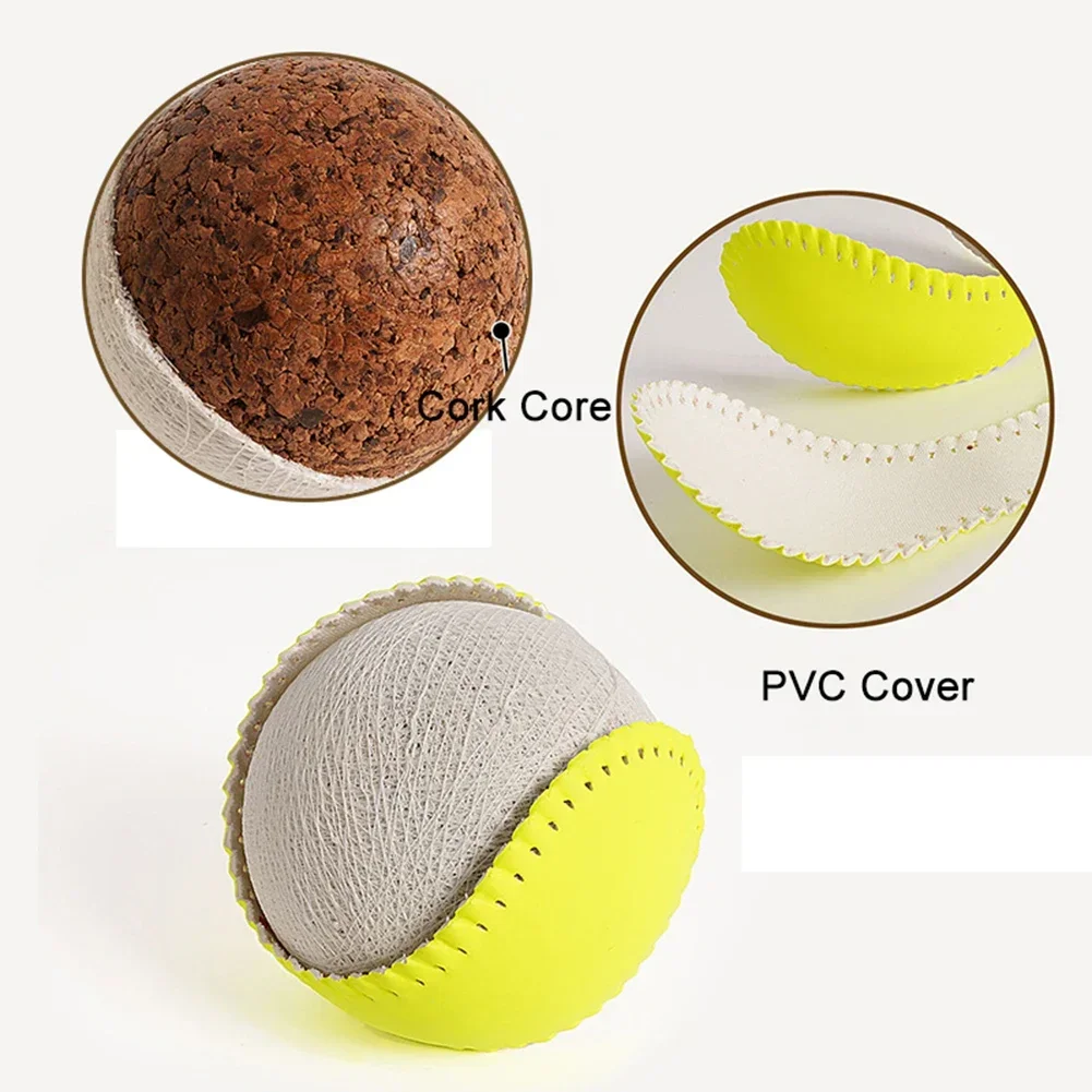 1pc 12 Inch Softball PVC Cork Sport Practice Softball Tiled Seams Unmarked Training Ball Baseball For Personalization Collection