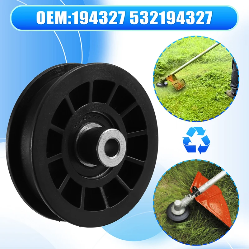 장인 Husqvarna 잔디 트랙터용 GIGI 잔디 깍는 기계 아이들러 풀리 194327 532194327   잔디 깍는 기계 부품 정원 도구 액세서리