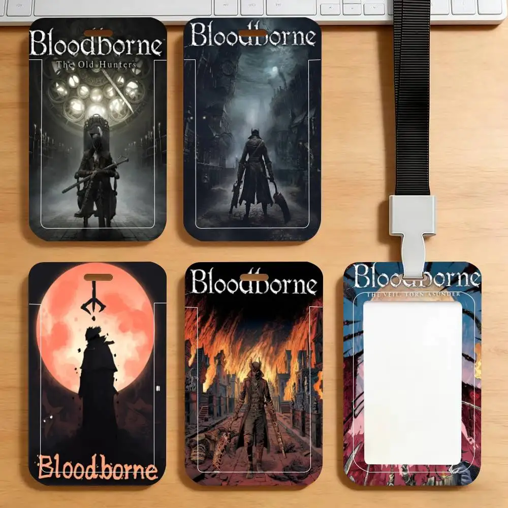 

Держатель для ID-карты Bloodborne, шейный ремешок, подвеска, держатель для пропуска, брелок, чехол для рабочего удостоверения, подарок