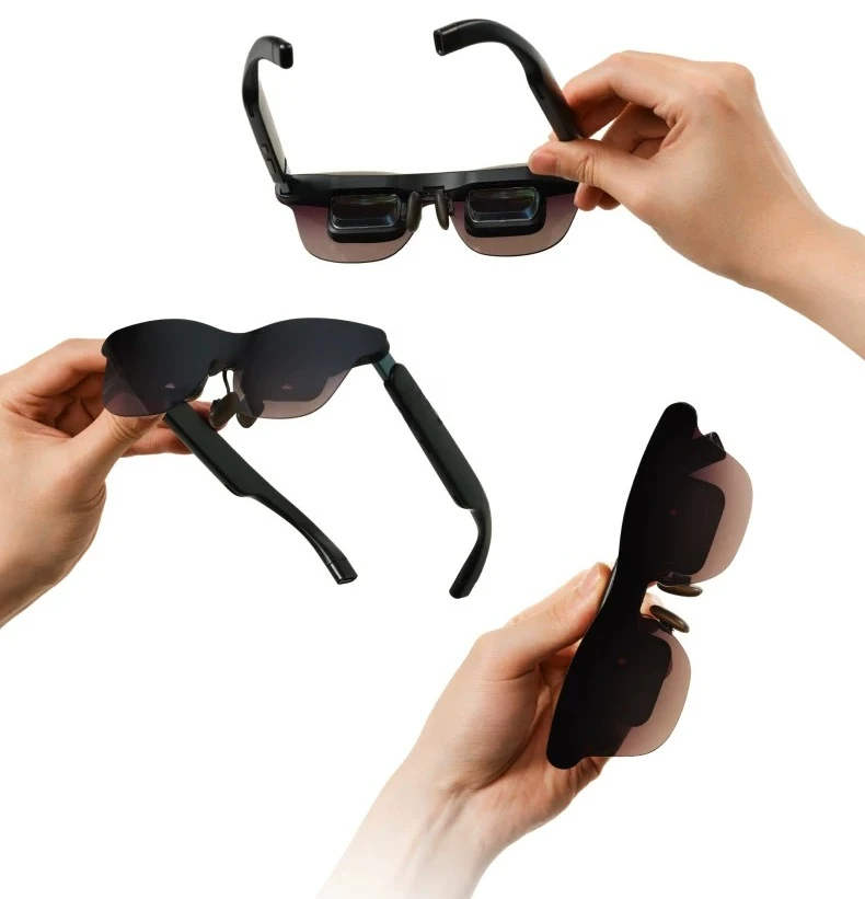 AR smart glasses 59 ° FOV high definition viewing, native 3Dof XR equipment, non-VR AI glasses