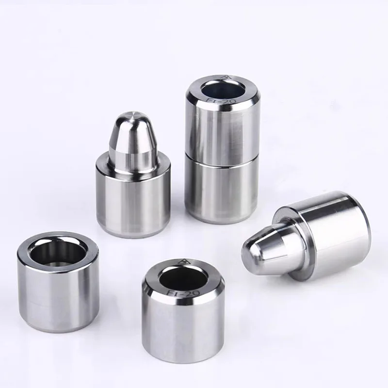 2PCS Rubber and Silicone Mold Tapered Interlocks Round Locating Units Guide Post Guide Sleeve
