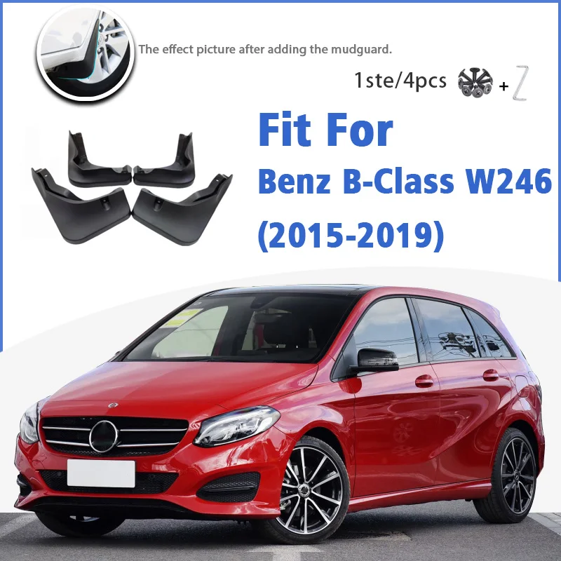 

Mudguard For Benz B Class B-Class W246 2015-2019 Front Rear Mudflaps Mudguards Car Accessories Auto Styline Splash Guard Fender