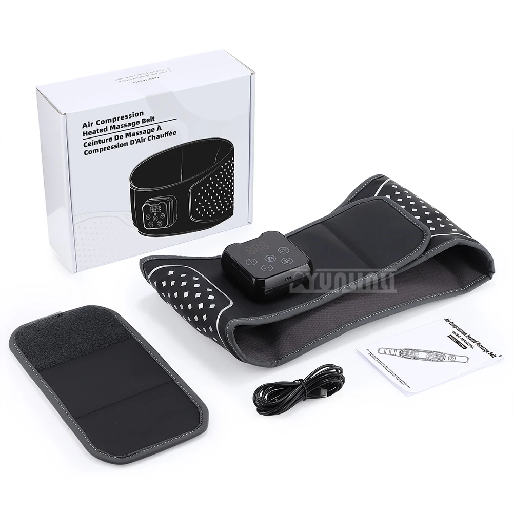 Yunlin Li Electric Heating Air Bag Massage Belt Transverse Air Bag Squeeze Physiotherapy Hot Compress Waist Massager