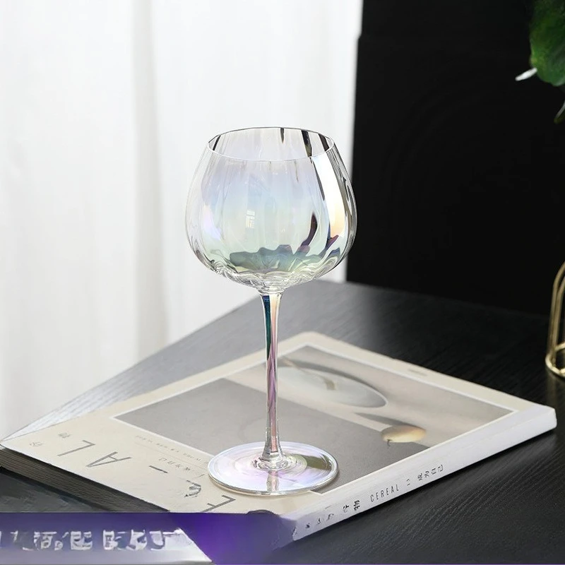 

LH light luxury creative colorful red wine glass household goblet wine set