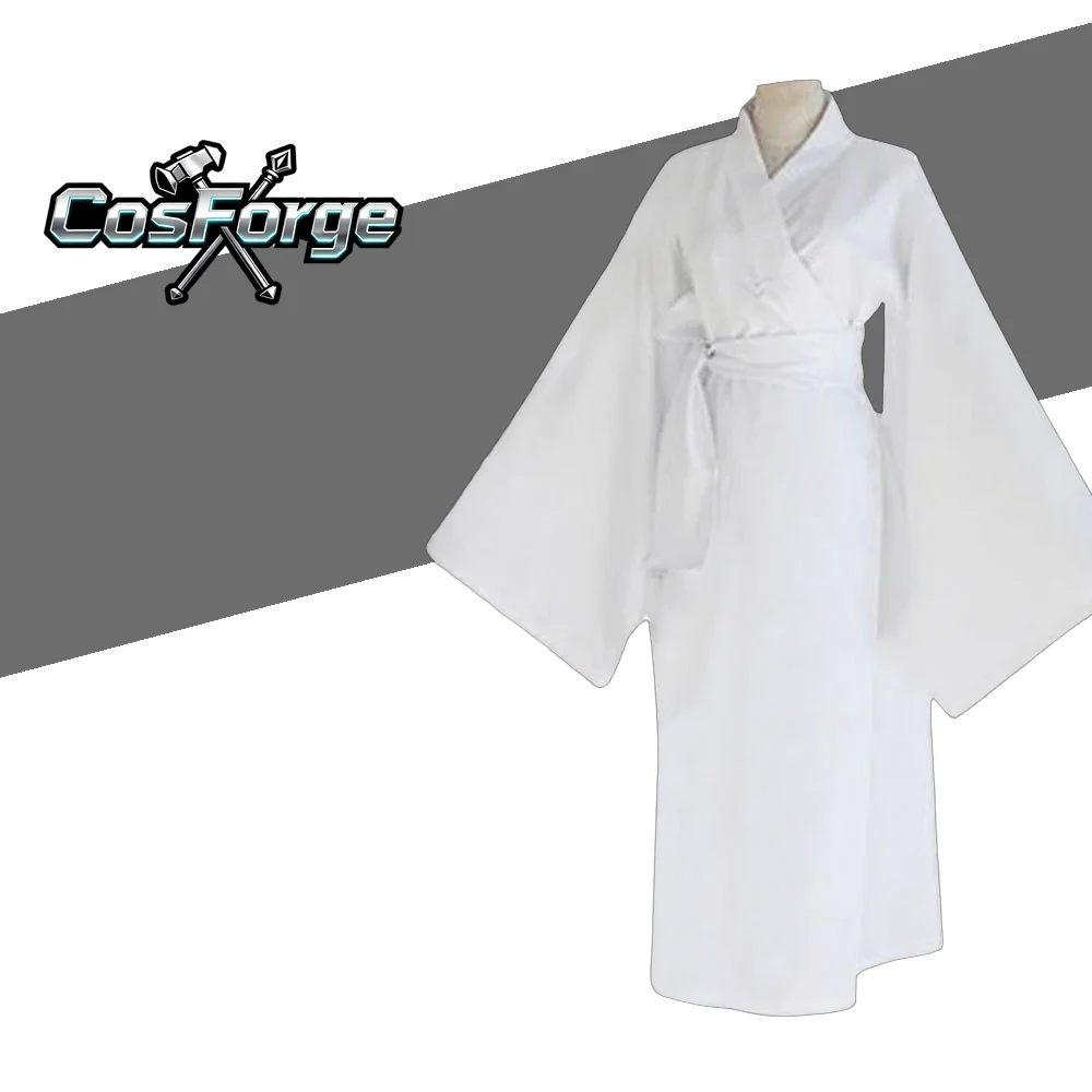 

Noragami Yukine White Yukata Kimono Cosplay Costume - Classic Japanese Bathrobe Stage Performance Halloween