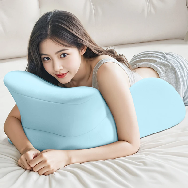 Couple Love Butt Wedge Pillows Memory Foam Lumbar Reading Pillow Cervical Body Pillow Pregnant Women Leg Sleeping Prone Pillow