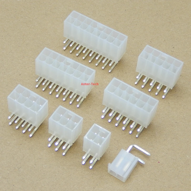 5/10PCS 5569 4.2mm right angle female socket power wire connector 2*2/3/4/5/6/7/8/9/10/12 Pin for 5557 plug pc/car/computer