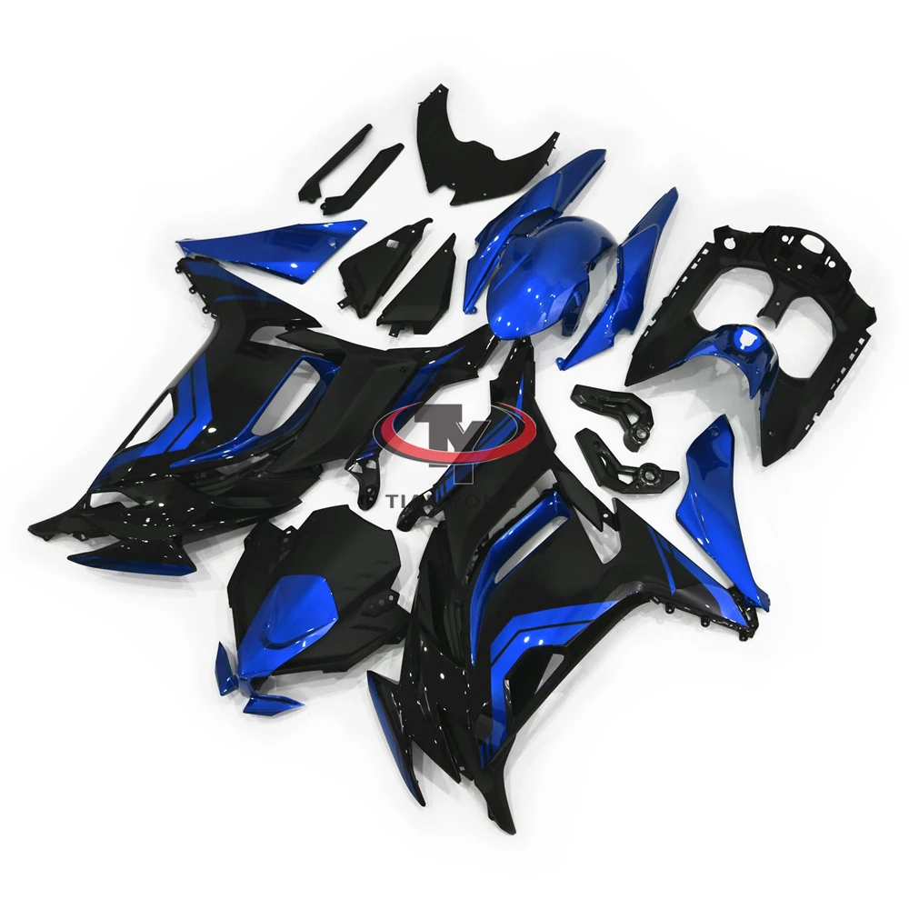 

Injection Blue black latte art For Ninja650 Ninja 650 2021-2022-2023-2024 Motorcycle Full Fairing Kit Bodywork Cowling