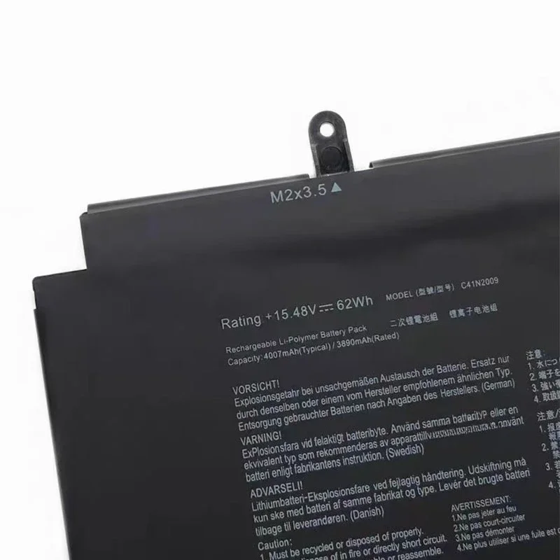 

C41N2009 Laptop Battery for ASUS ROG Flow X13 GV301QC GV301QH GV301QE Series Notebook Replacement Battery 15.48V 3890mAh 62Wh
